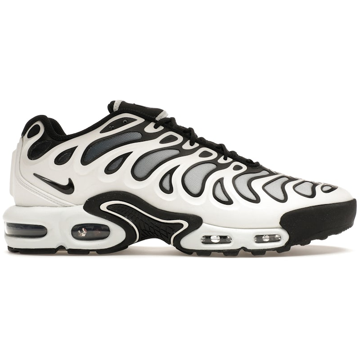 Nike Air Max Plus Drift White Black Metallic Silver