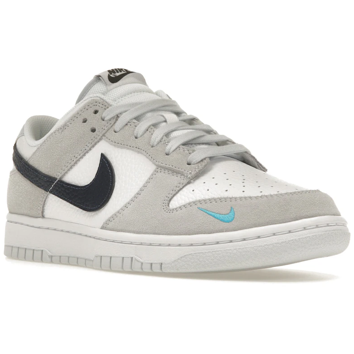 Thumbnail af Nike Dunk Low White Grey Navy Aqua Mini Swoosh 2