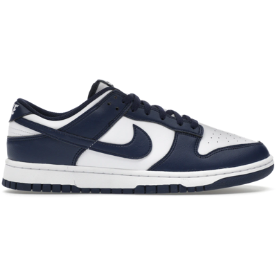 Nike Dunk Low White Midnight Navy