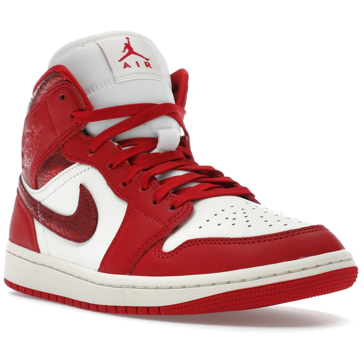 Thumbnail af Air Jordan 1 Mid SE Red Cracked Leather 2