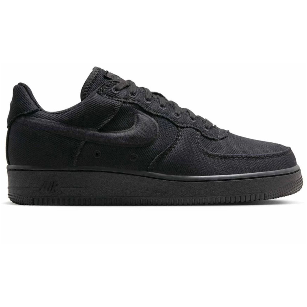 Nike Air Force 1 Low Triple Black Canvas