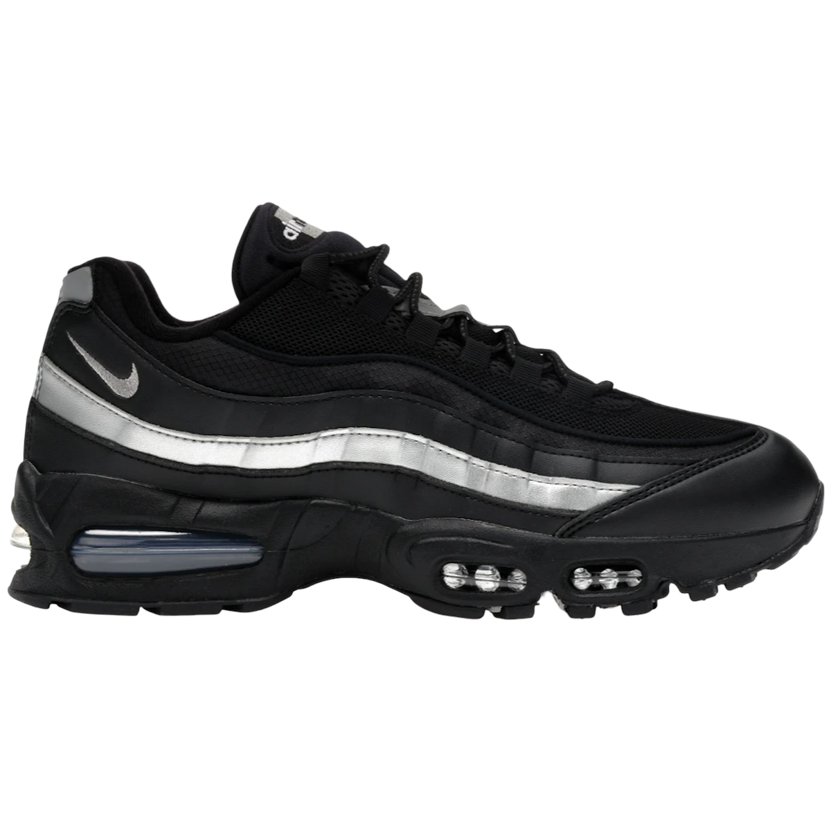 Nike Air Max 95 OG Big Bubble Black White Metallic Silver