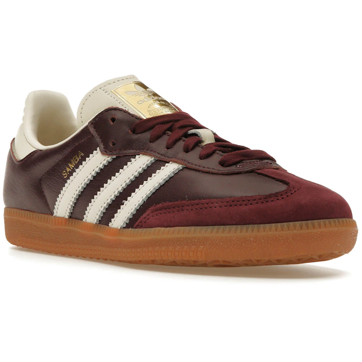 Thumbnail af Adidas Samba Maroon Metallic Gold 2