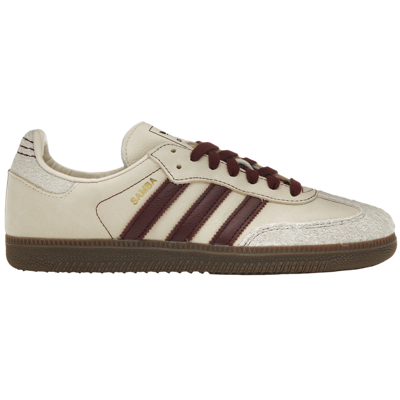 Adidas Samba OG Wonder White Maroon 