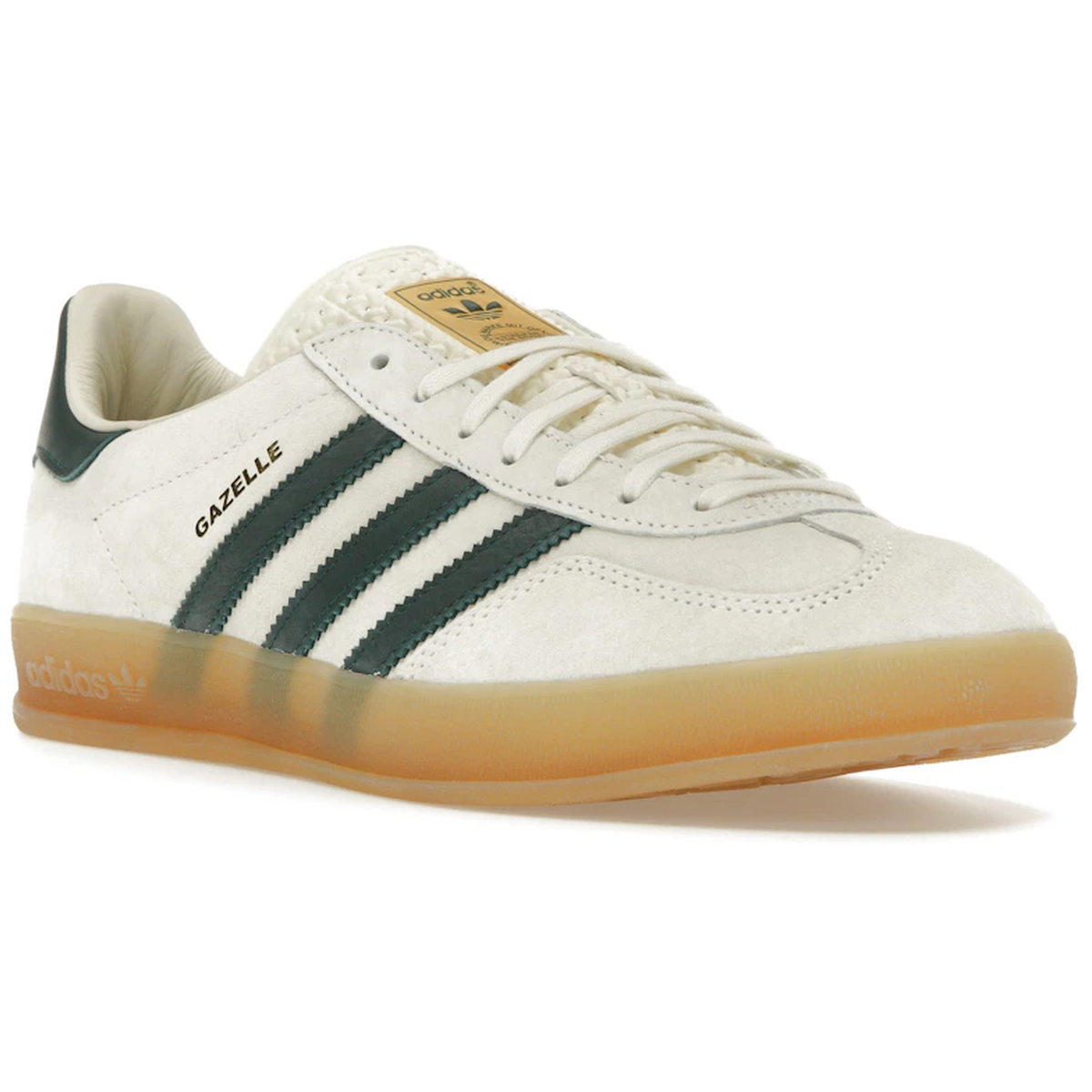 Thumbnail af Adidas Gazelle Indoor Cream White Collegiate Green Gum 2