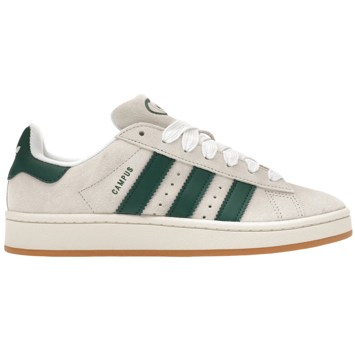 Adidas Campus 00s Crystal White Collegiate Green