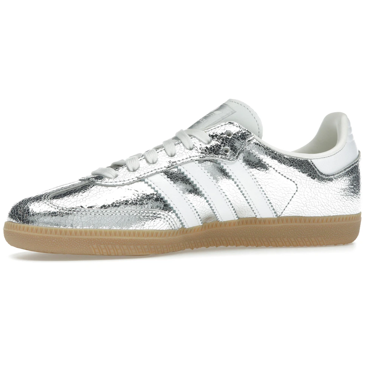 Thumbnail af Adidas Samba  Silver Metallic Cracked Leather 3