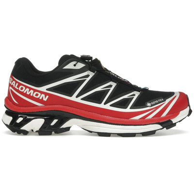Salomon XT-6 Gore-Tex Black Flame Scarlet