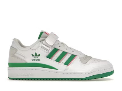 Adidas Forum Low White Green Lucid Pink