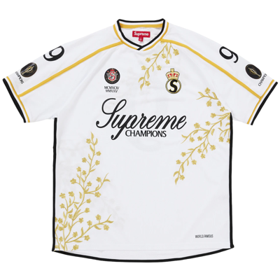 Supreme Floral Soccer Jersey White