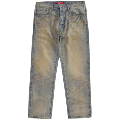 Supreme Regular Jean FW25 Dirty Indigo