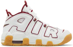 Nike Air More Uptempo White Team Red Gum Light Brown 