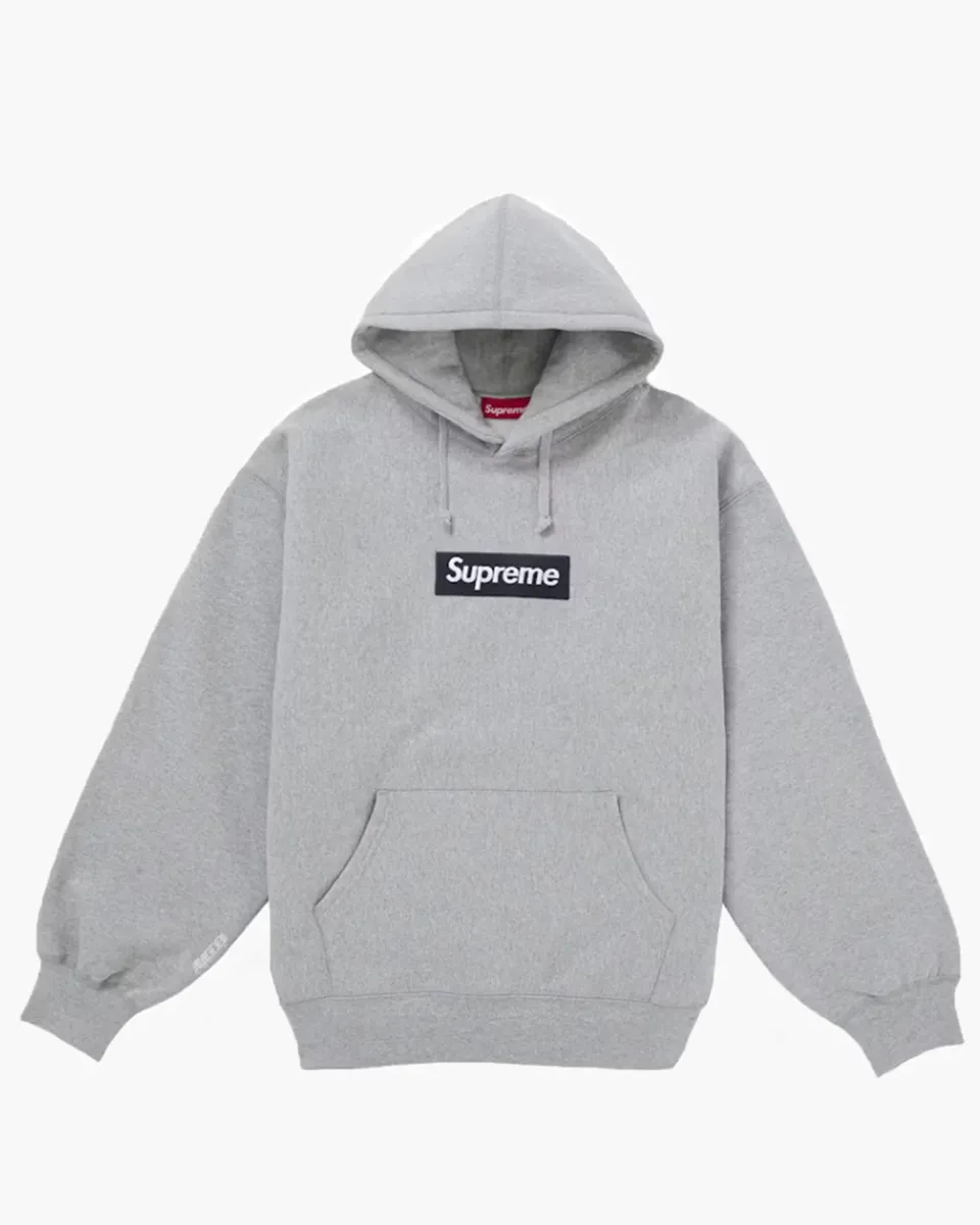 Supreme Box Logo Hooded Sweatshirt (FW25) Heather Grey