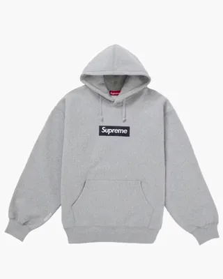 Supreme Box Logo Hooded Sweatshirt (FW25) Heather Grey